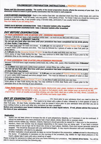 Original handout, page 1: dense instructions and schedules